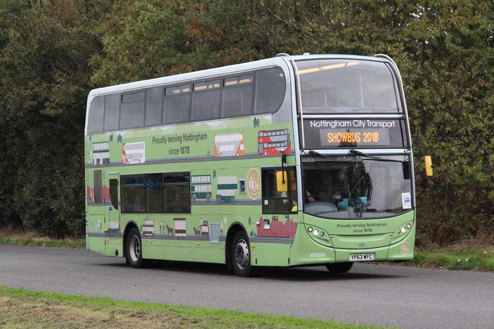 Nottingham Scania N230UD ADL Enviro400 603